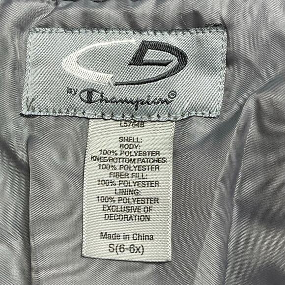 C9 by Champion Girls Snow Ski Snowsuit Bib Pants Size Small Black Overall Winter - Picture 8 of 10